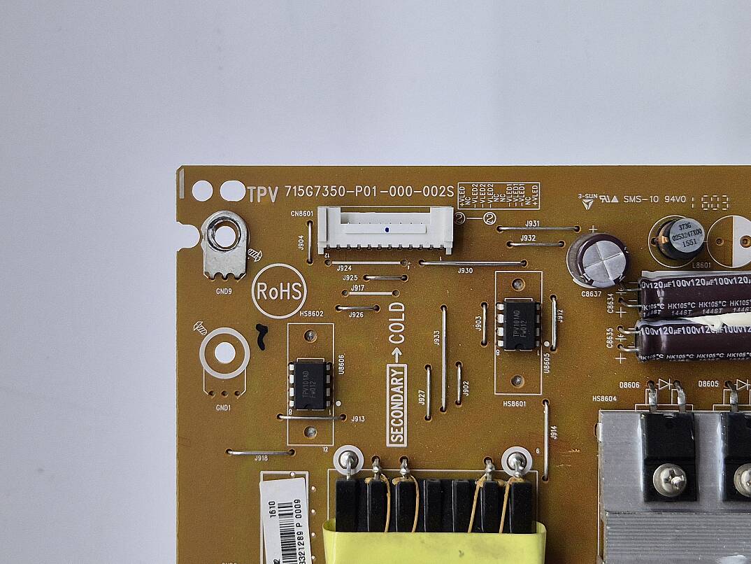 715G7350-P01-000-002S, P43080400, PHILIPS 43PUS6101/12. - 3