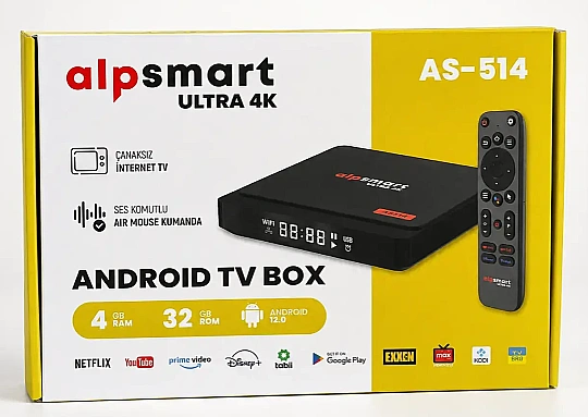 ALP SMART AS-514 ADROİD TV BOX
