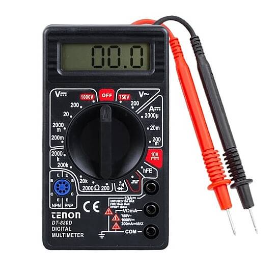 DT-830D Siyah Dijital Multimetre