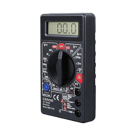 DT-830D Siyah Dijital Multimetre - 2