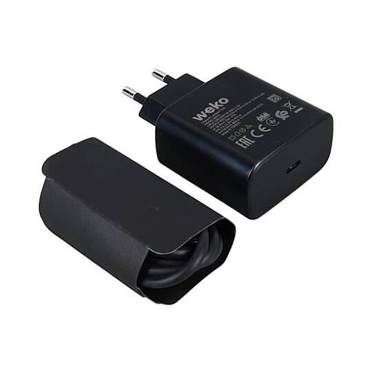 S11-C 25 Watt Siyah Telefon Şarj Başlık Adaptörü + Type-C To Type-C Kablo Özellikleri - 2