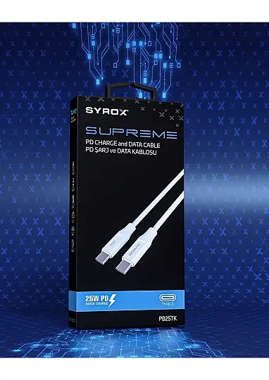 25W TYPE-C to TYPE-C PWD Şarj Kablosu - 2